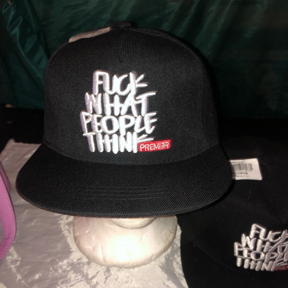 Adult worded ball cap